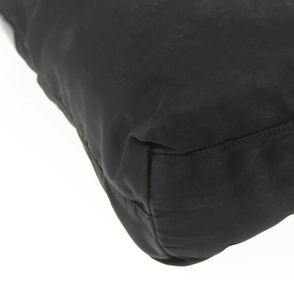 Authentic PRADA Shoulder Bag Nylon Black Silver - Picture 5 of 16